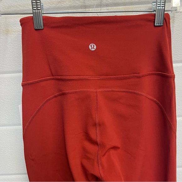 NWT Lululemon Groove Super-High-Rise Flared Pant Nulu - Cayenne - Picture 7 of 10